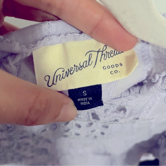 UNIVERSAL THREAD | Ruffle Sleeveless Eyelet Blouse - Picture 6 of 9